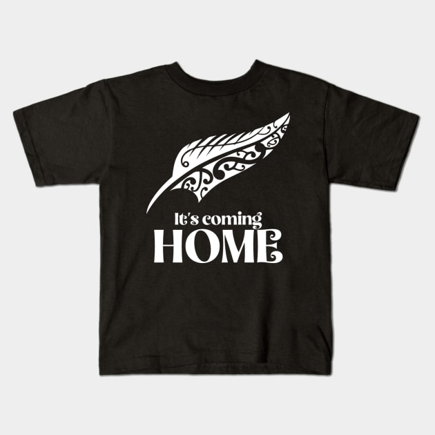It's Coming Home Kids T-Shirt by Pawsitivity Park